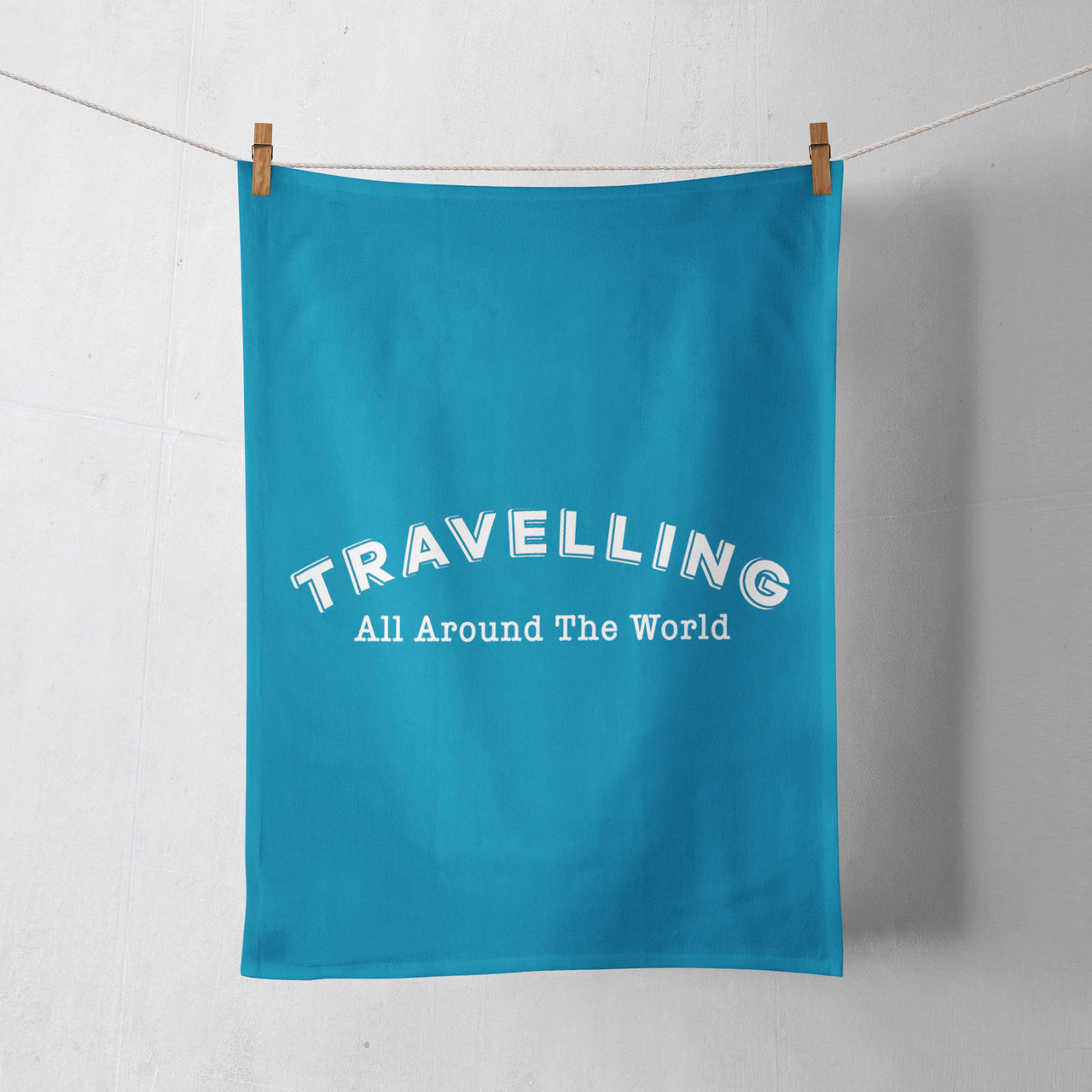Travelling All Around The World Designed Towels