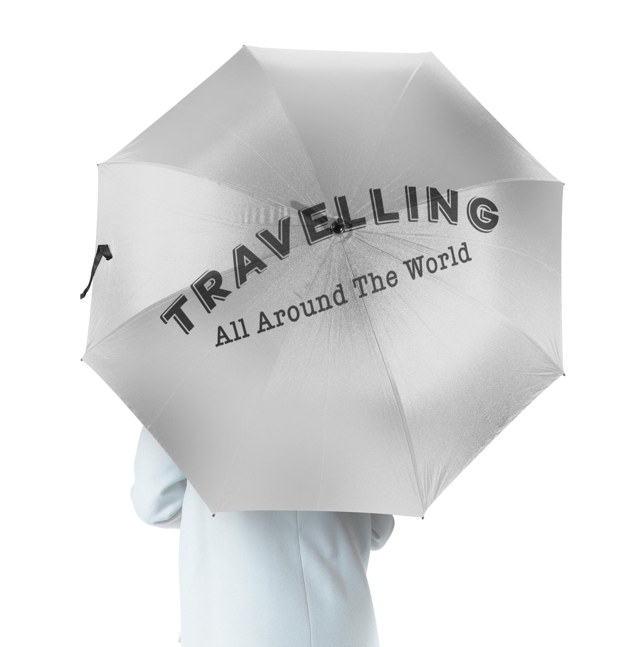Travelling All Around The World Designed Umbrella
