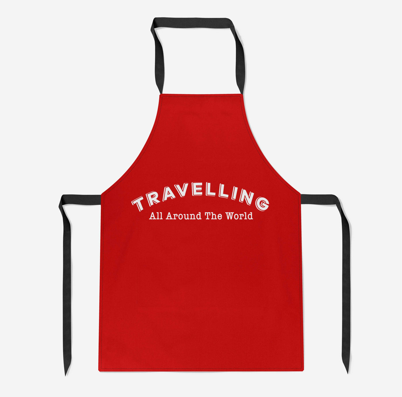 Travelling All Around The World Designed Kitchen Aprons