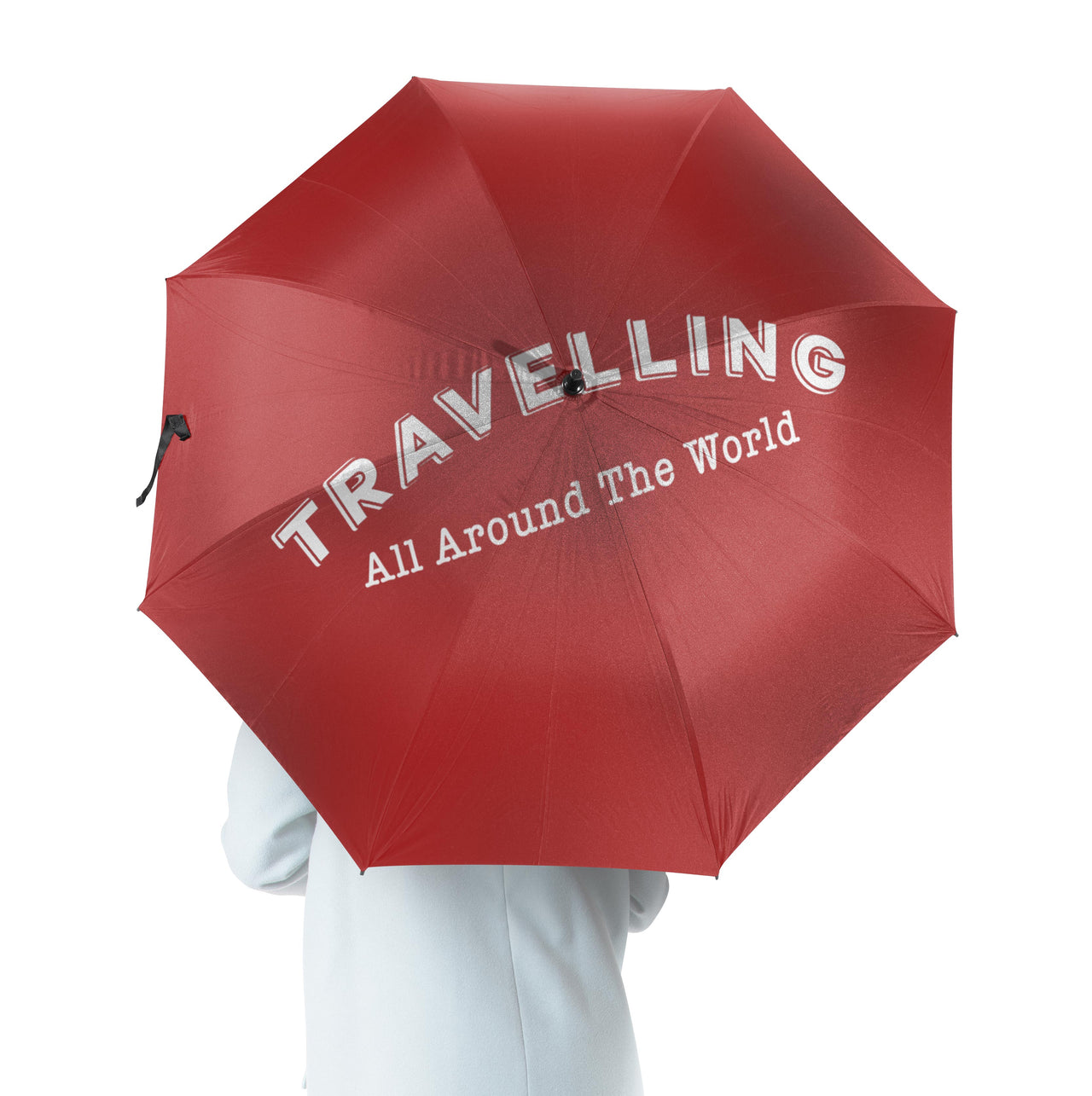 Travelling All Around The World Designed Umbrella
