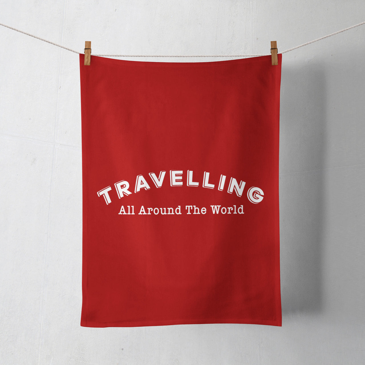 Travelling All Around The World Designed Towels