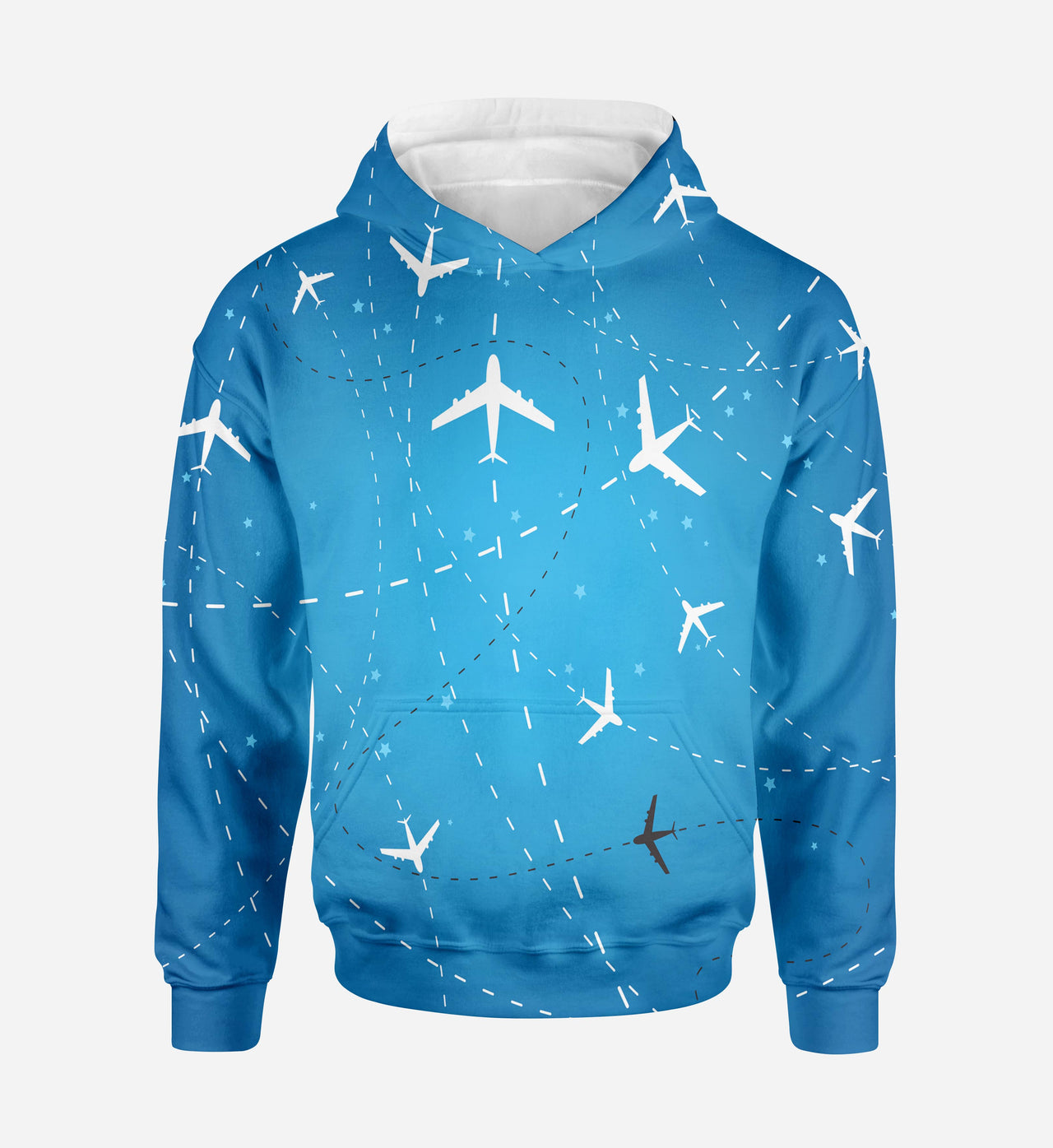 Travelling with Aircraft Printed 3D Hoodies