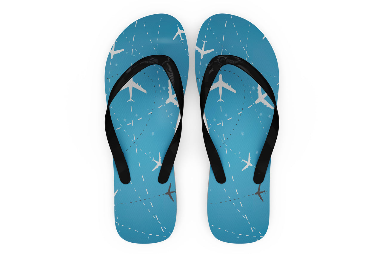 Travelling with Aircraft Designed Slippers (Flip Flops)