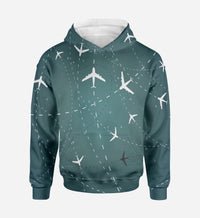 Thumbnail for Travelling with Aircraft (Green) Printed 3D Hoodies