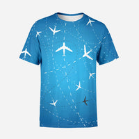 Thumbnail for Travelling with Aircraft Printed 3D T-Shirts