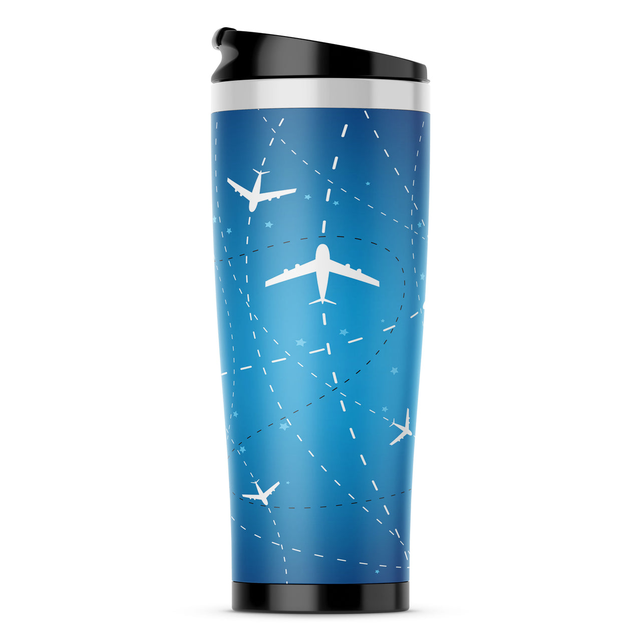Travelling with Aircraft Designed Stainless Steel Travel Mugs