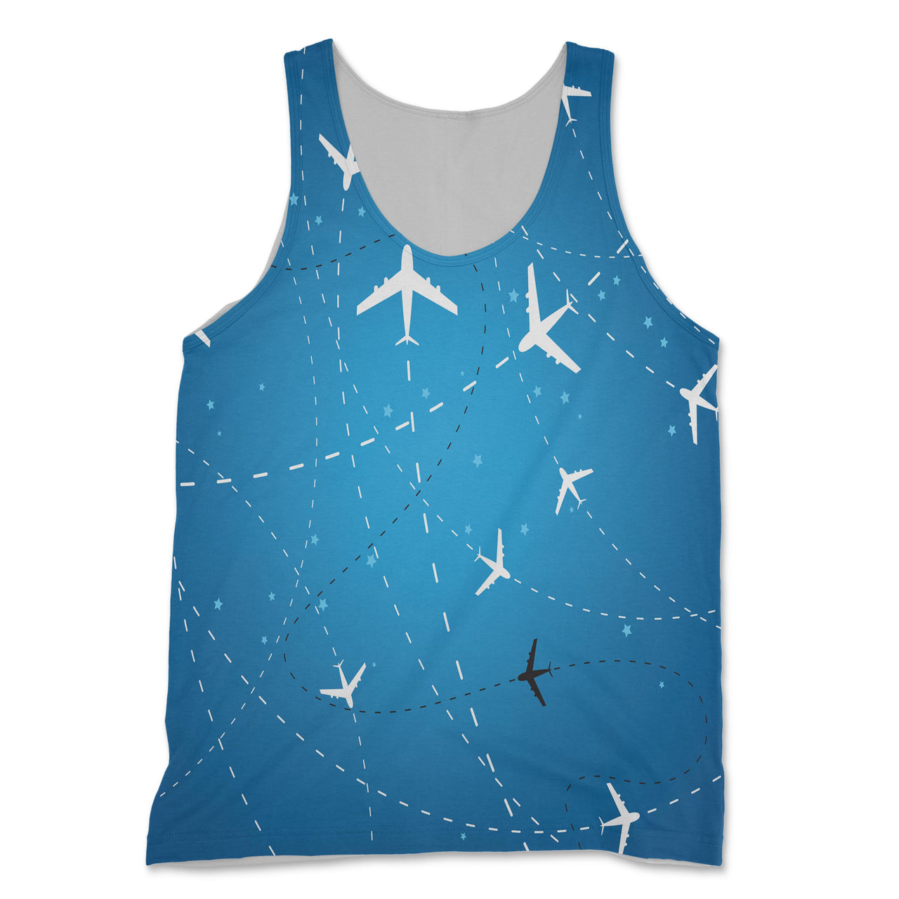 Travelling with Aircraft Designed 3D Tank Tops
