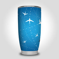 Thumbnail for Travelling with Aircraft Designed Tumbler Travel Mugs