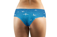 Thumbnail for Travelling with Aircraft (Blue) Designed Women Panties & Shorts
