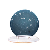 Thumbnail for Travelling with Aircraft (Green) Designed Pins