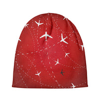 Thumbnail for Travelling with Aircraft (Red) Designed Knit 3D Beanies