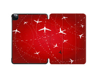 Thumbnail for Travelling with Aircraft (Red) Designed iPad Cases