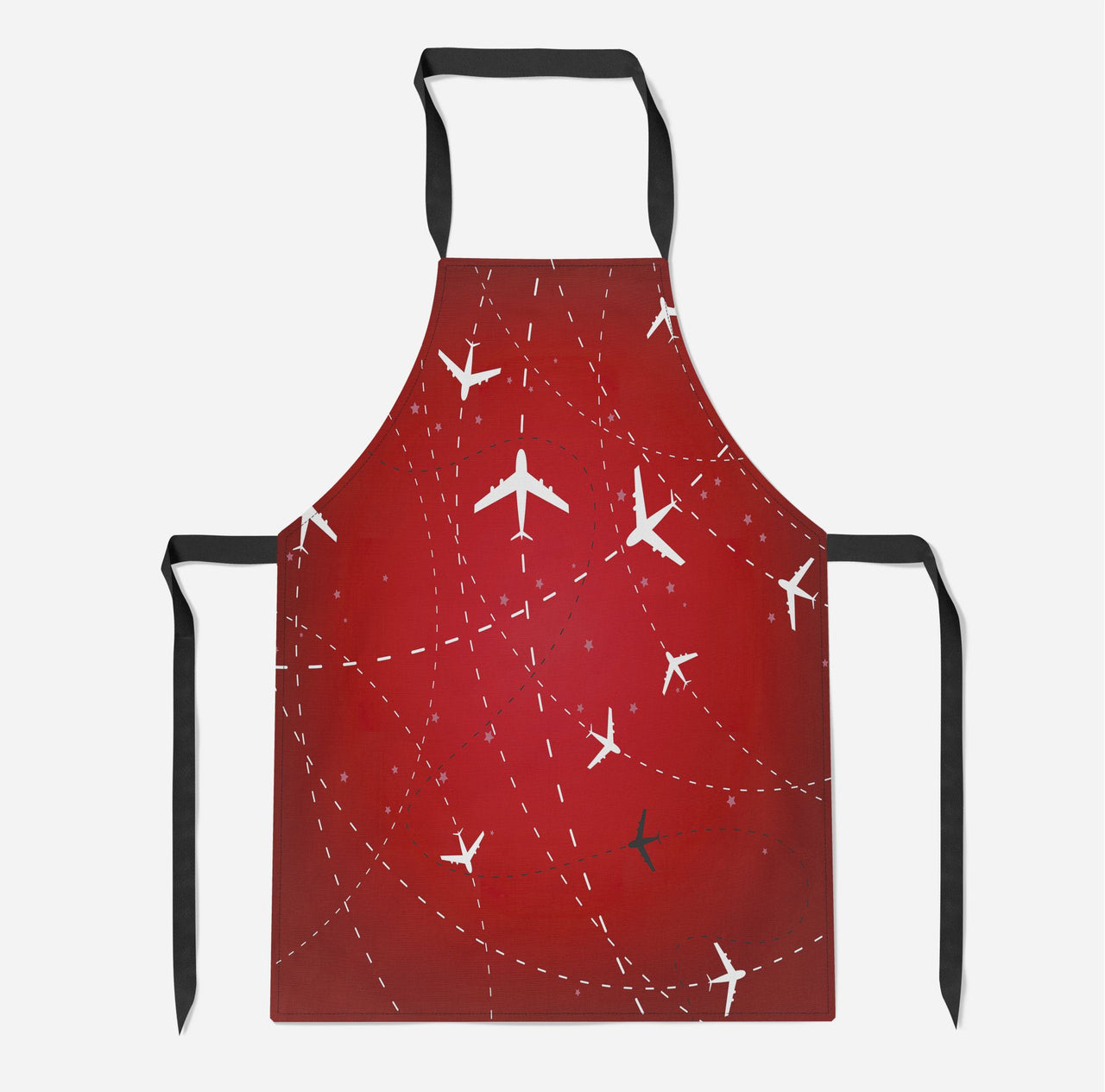 Travelling with Aircraft (Red) Designed Kitchen Aprons