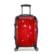Thumbnail for Travelling with Aircraft (Red) Designed Cabin Size Luggages