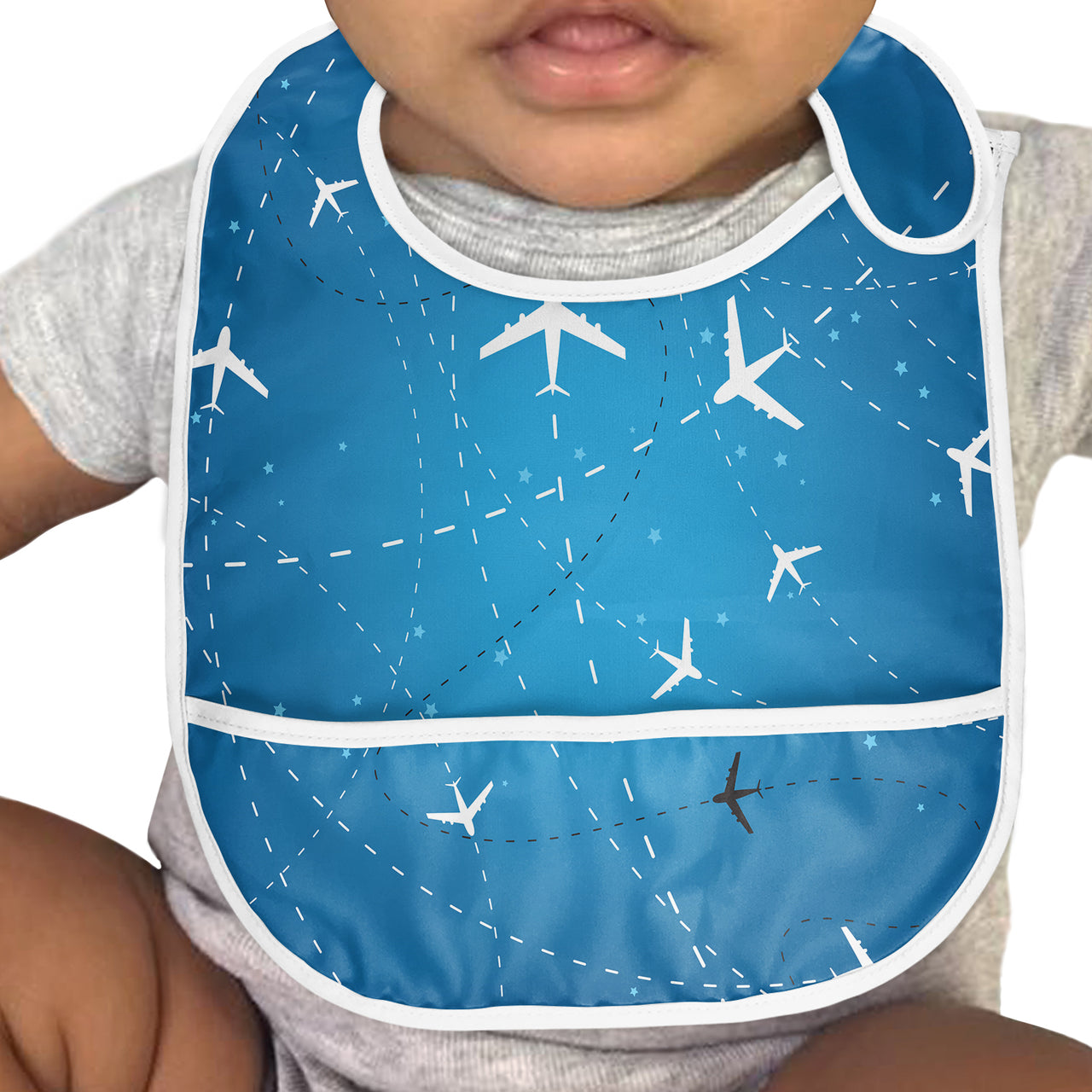 Travelling with Aircraft Designed Baby Bib