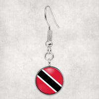 Thumbnail for Trinidad and Tobago Flag Designed Earrings