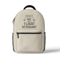 Thumbnail for Trust Me I'm a Flight Attendant Designed 3D Backpacks