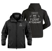 Thumbnail for Trust Me I'm a Flight Attendant Designed Military Jackets (Customizable)