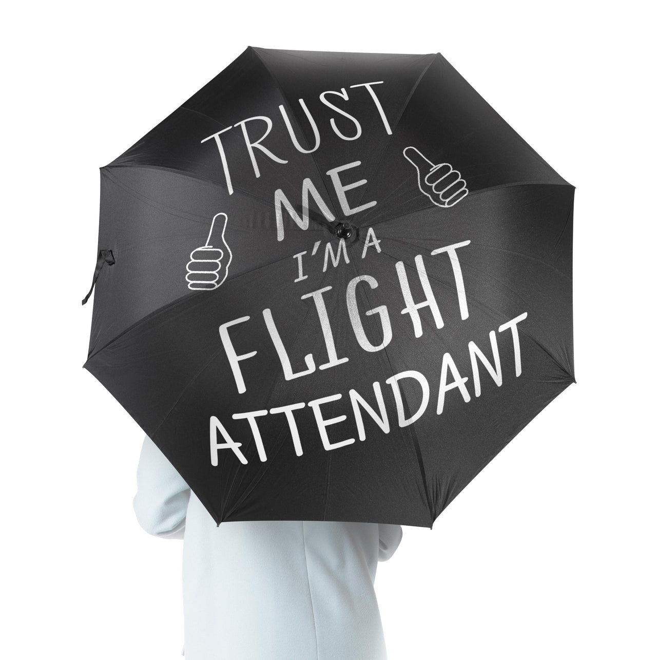 Trust Me I'm a Flight Attendant Designed Umbrella