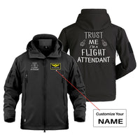 Thumbnail for Trust Me I'm a Flight Attendant Designed Military Jackets (Customizable)