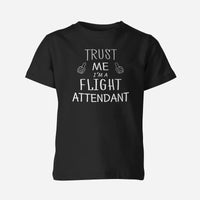 Thumbnail for Trust Me I'm a Flight Attendant Designed Children T-Shirts