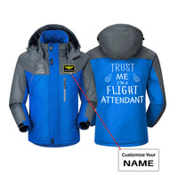 Thumbnail for Trust Me I'm a Flight Attendant Designed Thick Winter Jackets