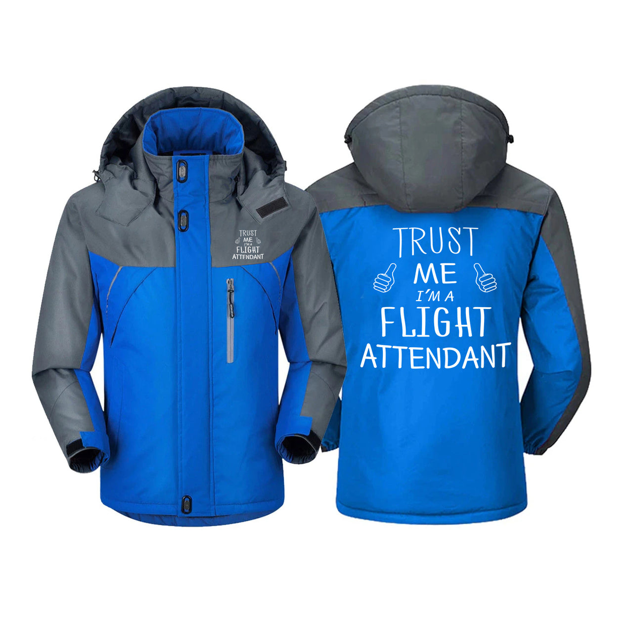 Trust Me I'm a Flight Attendant Designed Thick Winter Jackets