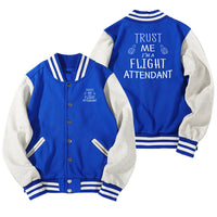 Thumbnail for Trust Me I'm a Flight Attendant Designed Baseball Style Jackets