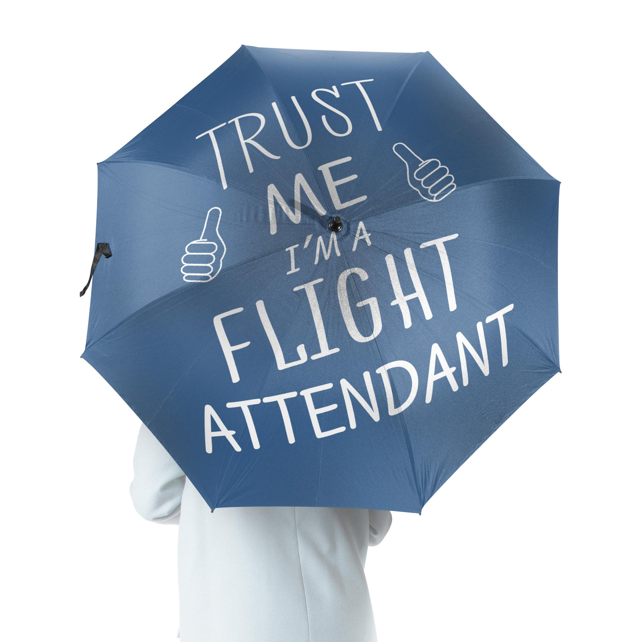 Trust Me I'm a Flight Attendant Designed Umbrella