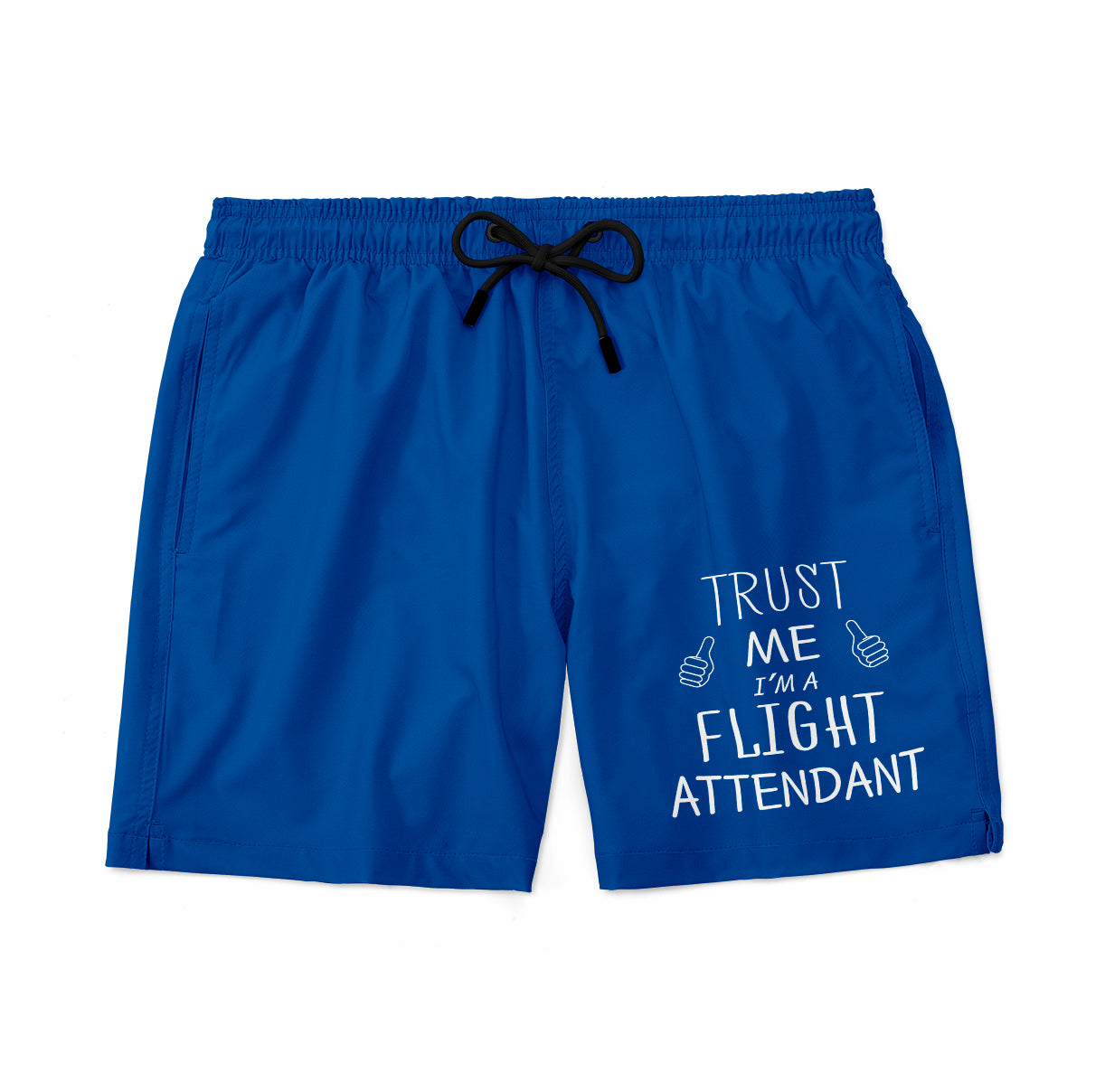 Trust Me I'm a Flight Attendant Designed Swim Trunks & Shorts