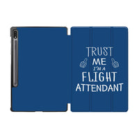 Thumbnail for Trust Me I'm a Flight Attendant Designed Samsung Tablet Cases