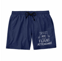 Thumbnail for Trust Me I'm a Flight Attendant Designed Swim Trunks & Shorts