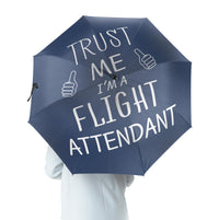 Thumbnail for Trust Me I'm a Flight Attendant Designed Umbrella