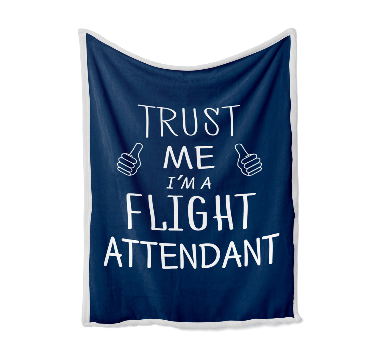 Trust Me I'm a Flight Attendant Designed Bed Blankets & Covers