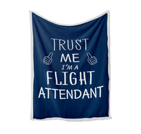 Thumbnail for Trust Me I'm a Flight Attendant Designed Bed Blankets & Covers