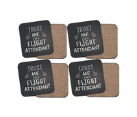 Thumbnail for Trust Me I'm a Flight Attendant Designed Coasters