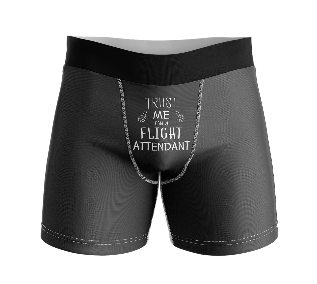 Trust Me I'm a Flight Attendant Designed Men Boxers