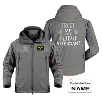 Thumbnail for Trust Me I'm a Flight Attendant Designed Military Jackets (Customizable)