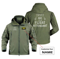 Thumbnail for Trust Me I'm a Flight Attendant Designed Military Jackets (Customizable)