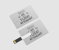 Thumbnail for Trust Me I'm a Flight Attendant Designed USB Cards