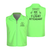 Thumbnail for Trust Me I'm a Flight Attendant Designed Thin Style Vests