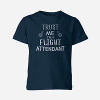 Thumbnail for Trust Me I'm a Flight Attendant Designed Children T-Shirts