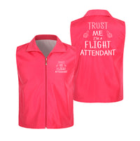 Thumbnail for Trust Me I'm a Flight Attendant Designed Thin Style Vests