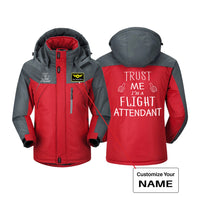 Thumbnail for Trust Me I'm a Flight Attendant Designed Thick Winter Jackets