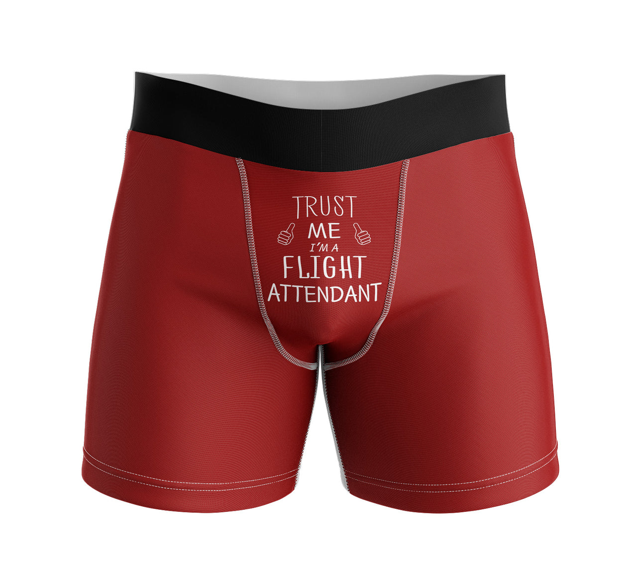 Trust Me I'm a Flight Attendant Designed Men Boxers