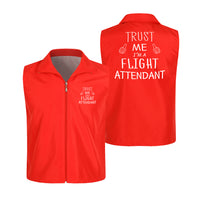 Thumbnail for Trust Me I'm a Flight Attendant Designed Thin Style Vests
