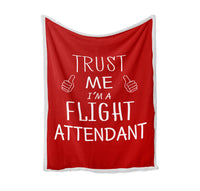 Thumbnail for Trust Me I'm a Flight Attendant Designed Bed Blankets & Covers