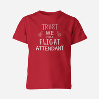 Thumbnail for Trust Me I'm a Flight Attendant Designed Children T-Shirts