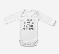 Thumbnail for Trust Me I'm a Flight Attendant Designed Baby Bodysuits