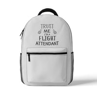 Thumbnail for Trust Me I'm a Flight Attendant Designed 3D Backpacks